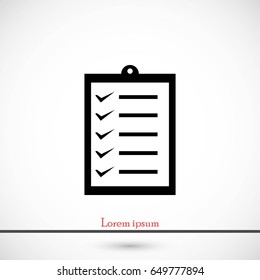 black vector icon, flat design best vector icon