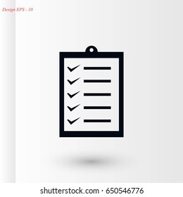 black vector icon, flat design best vector icon