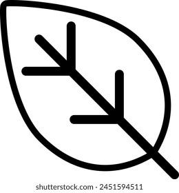 Icono de Vector negro de una hoja