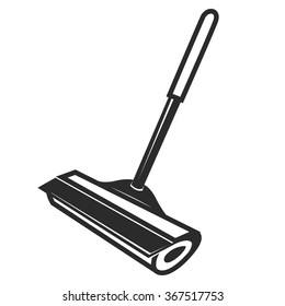 Black vector icons scraper on a white background