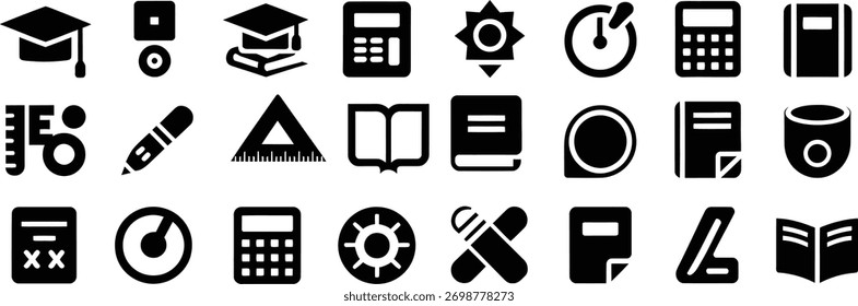 Black vector illustration of a data file icon concept design