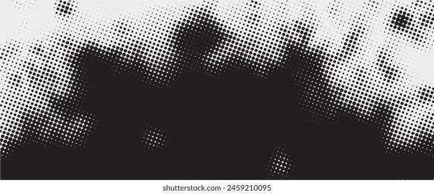 black vector layout with flat lines and dots. Decorative shining illustration with lines, dots on abstract template
