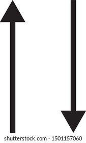 Black vector left and right arrow icon