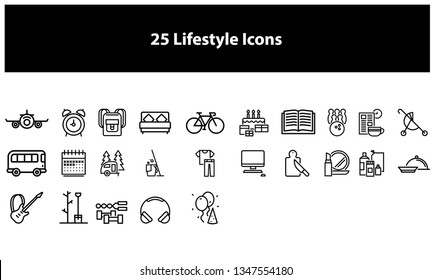 Black Vector lifestyle icon - Vector