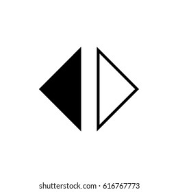 black vector little button