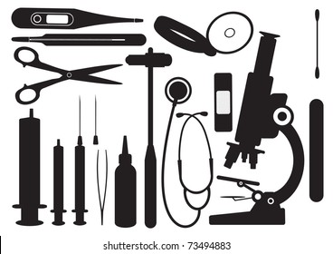 Medical Tools Vector Vector Art & Graphics