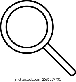 black vector microscope illustration icon