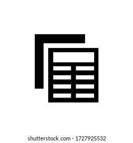Diario vector negro para noticias