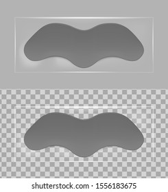 Black vector nose pore strips