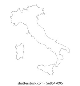 イタリア地図 の画像 写真素材 ベクター画像 Shutterstock