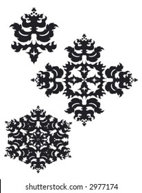 black vector pattern