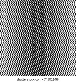 Black vector seamless wavy line pattern vertical gradient