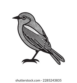 black vector silhouette bird illustrations,pj