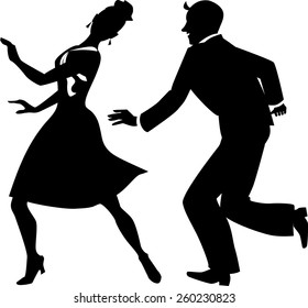 649 Old dancing couple silhouette Images, Stock Photos & Vectors ...