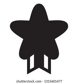  black vector stars on white background. Could be used as pattern or standalone element. Geometry shapes - Vector