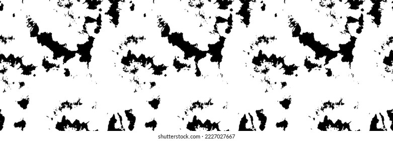 Black Vector Swirl. Seamless Vector Texture. Black Sketch Brush. Doodle Ink Print. Black Seamless Print. Rough Pastel Tie Die. Doodle Grain Vector. Dirty Stain Background. Vector Old Brush Tie Dye