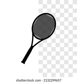black vector tennis racket png image