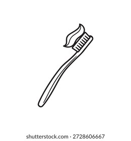 Escova de dentes preta vetor e ícone dentário pasta de dente