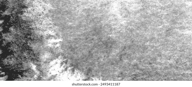 Black vector watercolor art background on white. Light grey hand drawn winter abstract vector illustration for cover, interior decor and other users. Vintage grunge texture. Monochrome brush strokes.