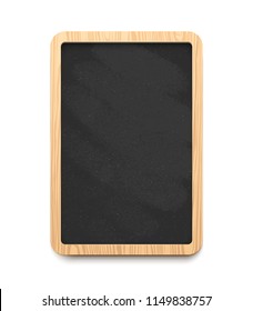 Black vertical chalkboard with divorces. Vector illustration