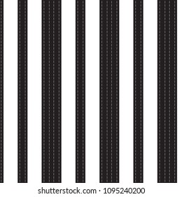 black vertical striped and white dashed line inside pattern background vector illustration image