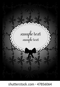 black vintage design - vertical