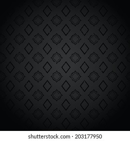 Black Vintage Poker Diamond Distressed Background 