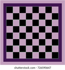 Black and Violet Chessboard