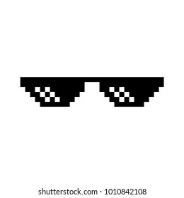 Healthy Applying Millimeter Pixel Art Glasses Thug Life Meme Stock Vector (Royalty Free) 754279000 |  Shutterstock