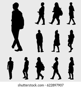 Black Walk Silhouettes