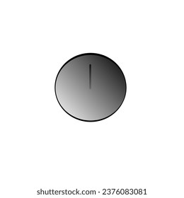 Black Wall clock in vector format with a simple but nice design.Shows time at 12.00, 24.00 or lunch and night.