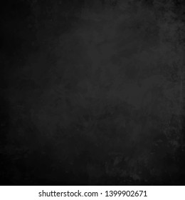 Black wall texture rough background. Vector illustration. Old black grunge background. Dark wallpaper copy space for design. 