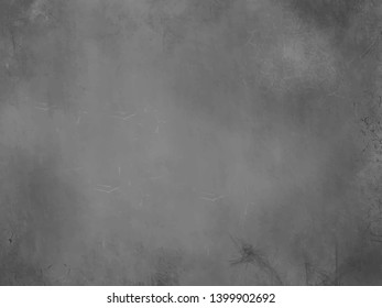 Black wall texture rough background. Vector illustration. Old black grunge background. Dark wallpaper copy space for design. 