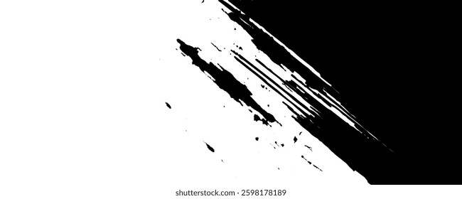 Black wall texture rough background dark concrete floor or old grunge background with black