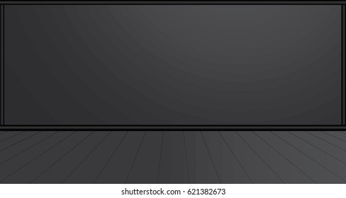 Black Wall and Walkway