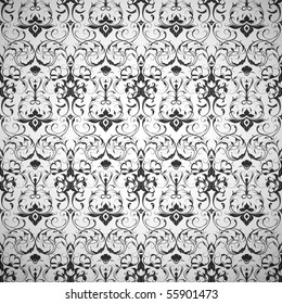 Black Wallpaper pattern, seamless