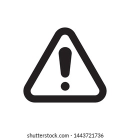 Black warning sign. exclamation, alert - Shutterstock ID 1443721736