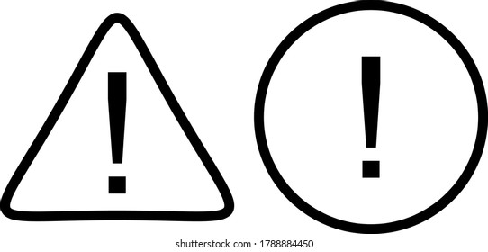icono de signo de advertencia negro. icono simple.