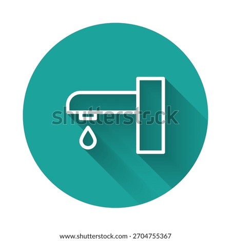Black Water tap icon isolated on white background. Abstract banner with liquid shapes. Vector