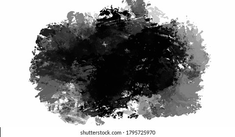 Black watercolor background for textures backgrounds and web banners design
