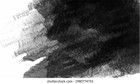 Black watercolor background for textures backgrounds and web banners design
