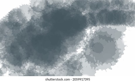 Black watercolor background for your design, watercolor background concept, vector.