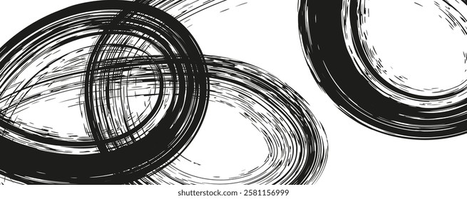 Black watercolor brush strokes, creating an abstract texture with vibrant ink splatters and paintbrush stains.