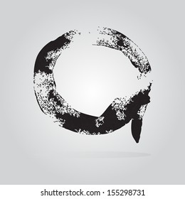  Black watercolor bubbles vector