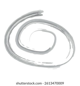 black watercolor pattern isolated on white background