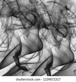 black watercolor smoke surface background pattern, vector illustration