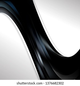 Black Wave Business Background