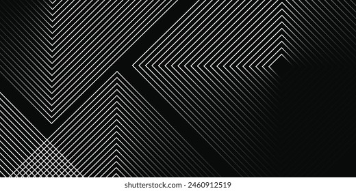 líneas de onda negras sobre fondo blanco. Elemento de onda Abstractas para el diseño. Ecualizador de pista digital. Fondo estilizado de arte lineal. Ilustración vectorial. Onda con líneas creadas con el Vector de mezcla