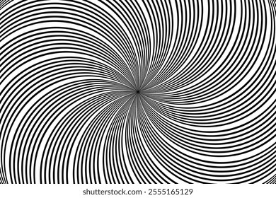 Black Wave Lines Pattern Background. Vector Illustration. Abstract Business Banner. Wallpaper