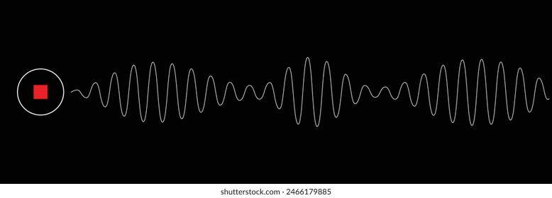 Black wave swirl swoosh. Flowing sea water; air wind dynamic movement, undulate curve lines. Modern design element for banner border decor, isolated on white background. Vector illustration. eps10.